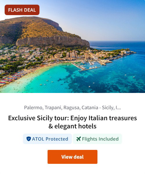 Exclusive Sicily tour: Enjoy Italian treasures &amp; elegant hotels