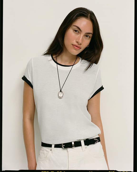 Zoie Tee in White