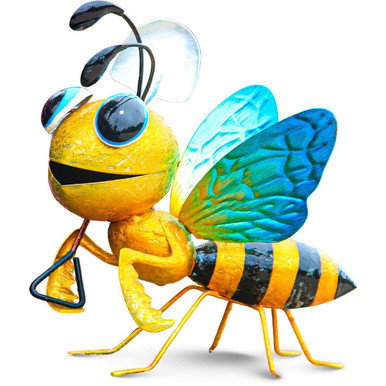 Honeybee Metal Garden Decor 