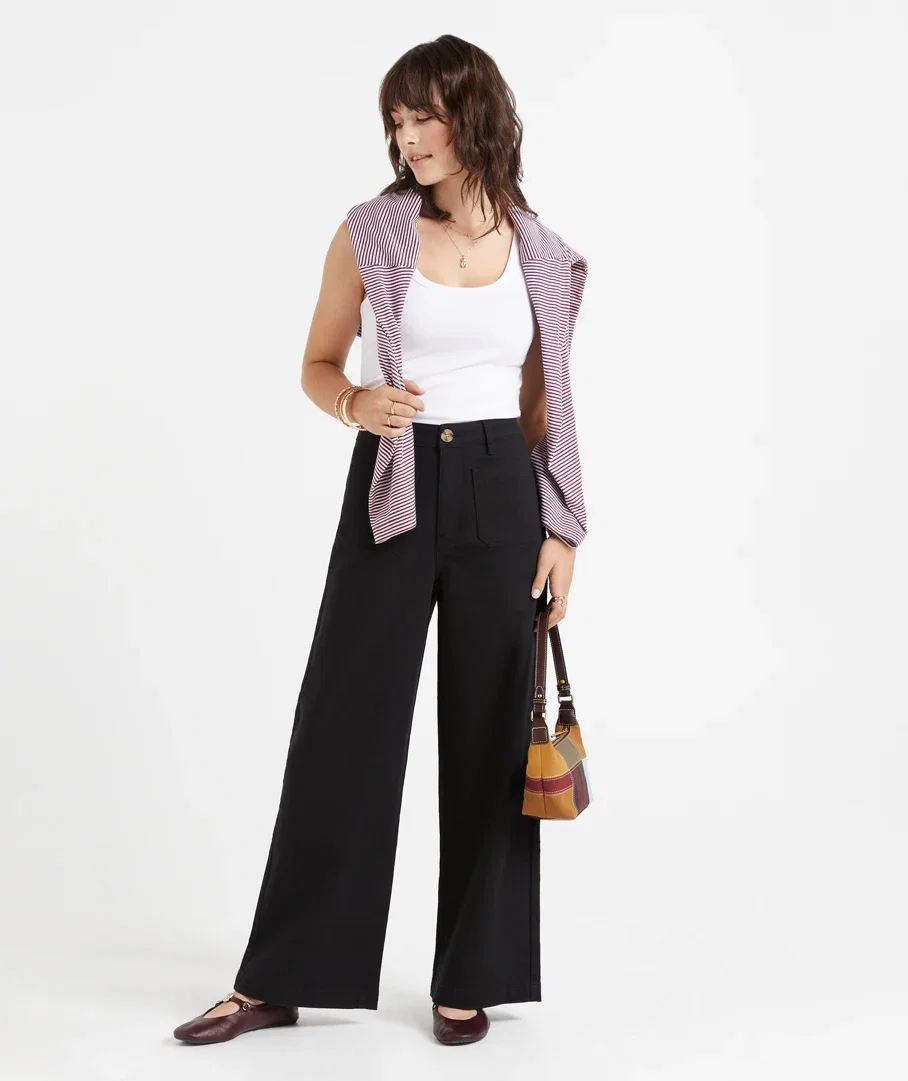 ERICA STRETCH PATCH POCKET PANT