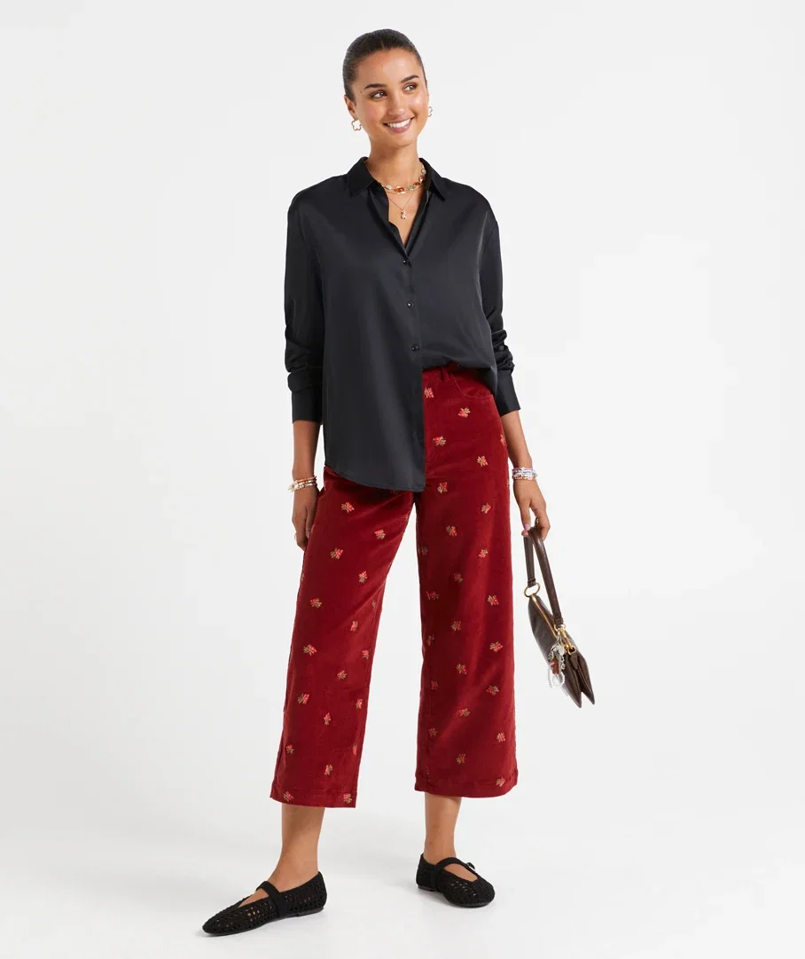 MAYA SATIN SHIRT