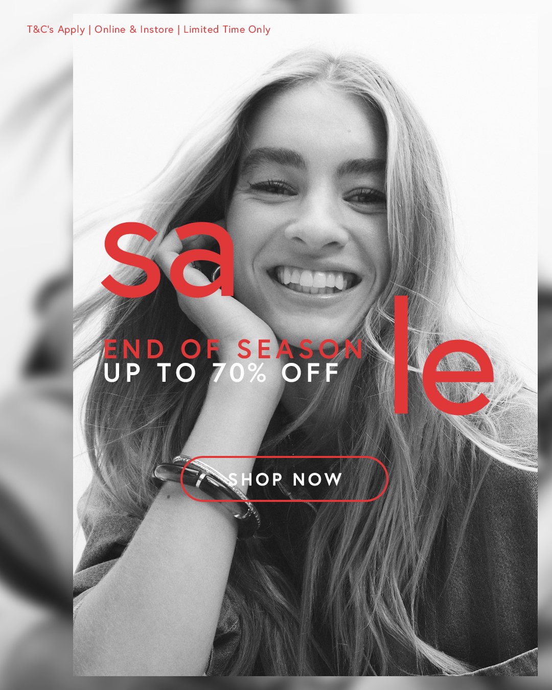 End of season sale