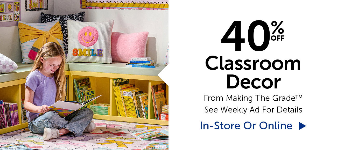40% Off Classroom Decor - From Making The Grade™