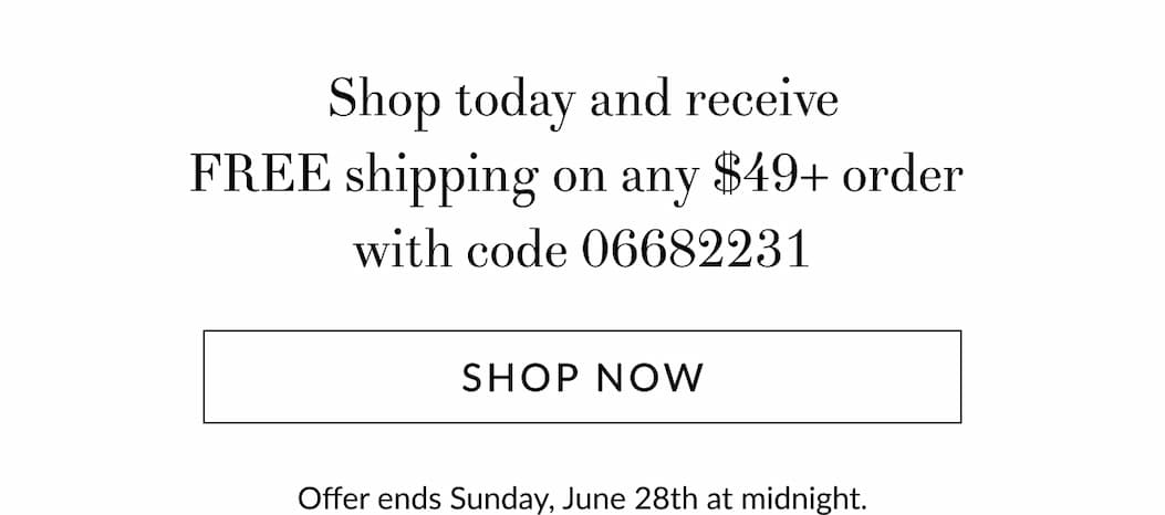 Free shipping on any $49+ order [Click here to Shop now]