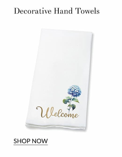 Blue Hydrangea Hand Towel