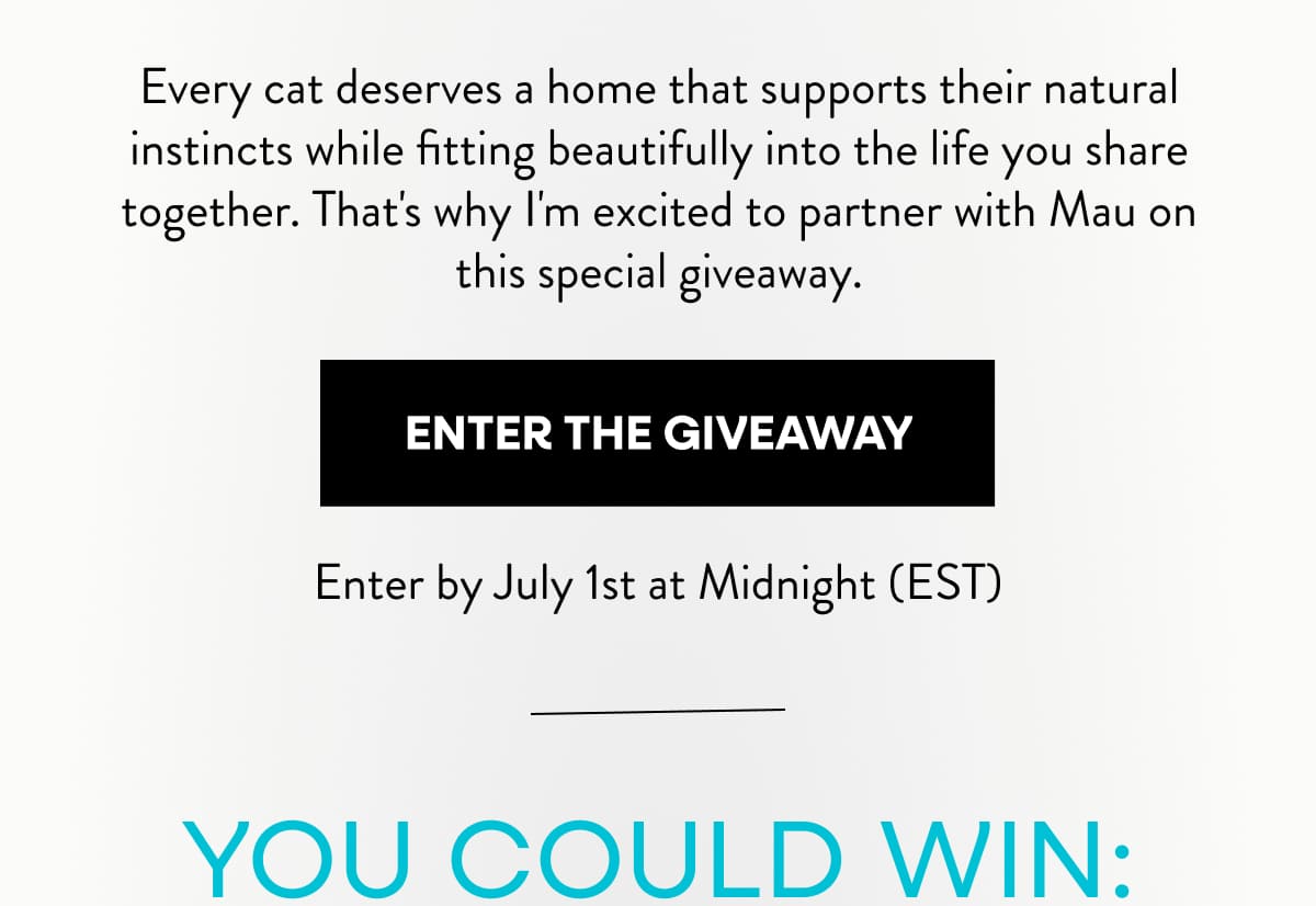 Enter the giveaway