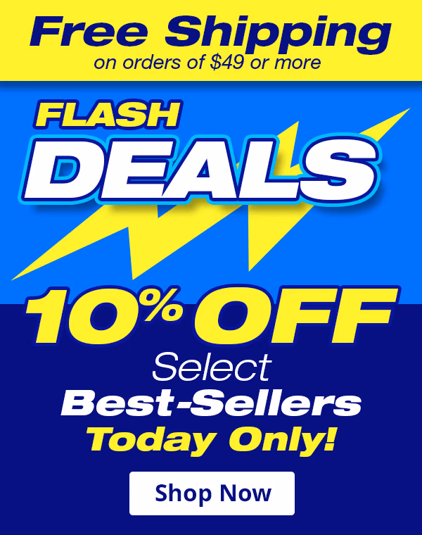 Flash Deals 10% off Select Best Sellers