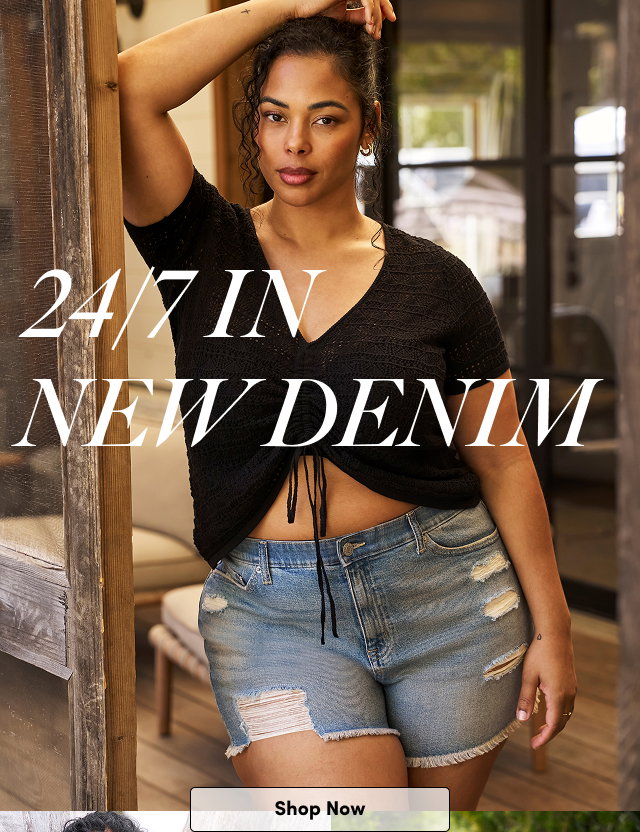 24/7 In New Denim | Shop Now > 