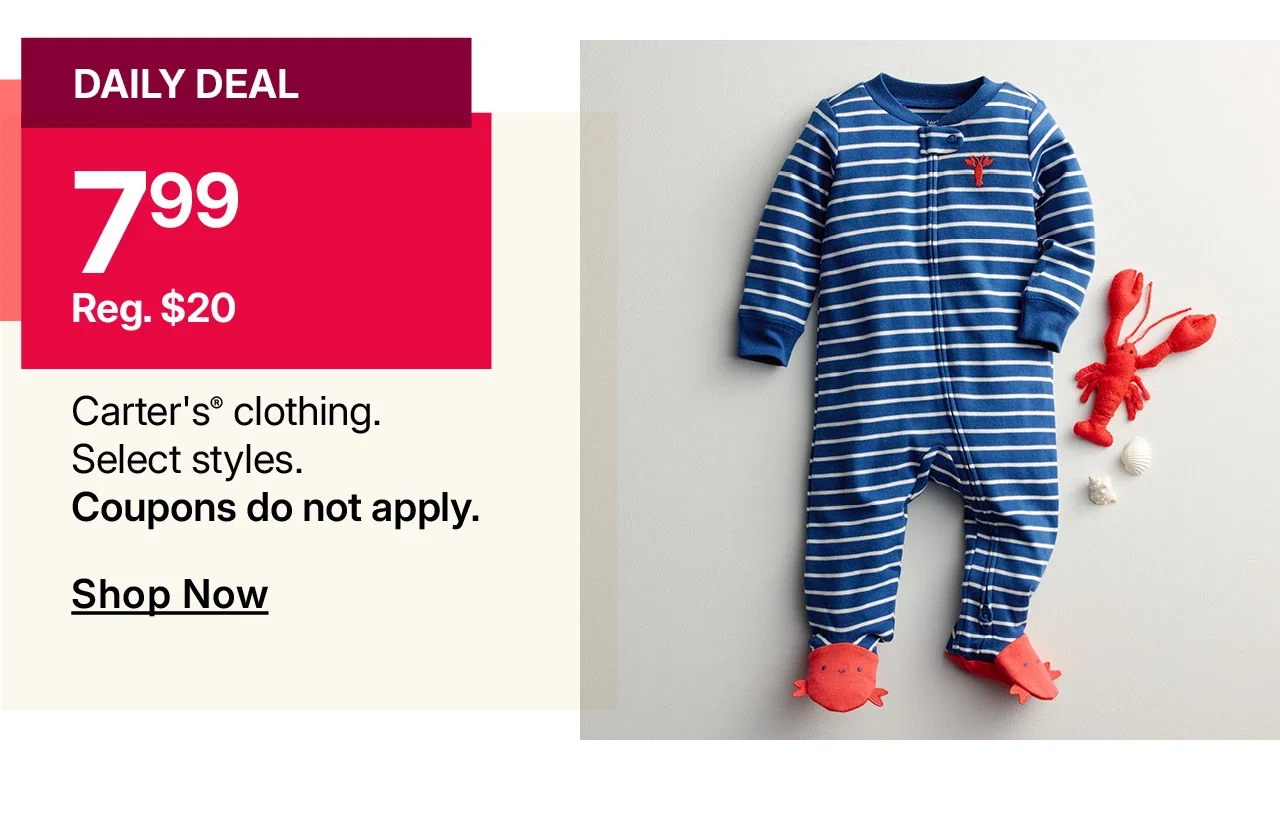 $7.99 carter's clothing