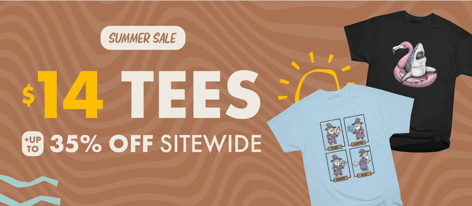 Summer sale! All tees $14