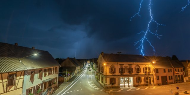 Orages violents ce week-end :