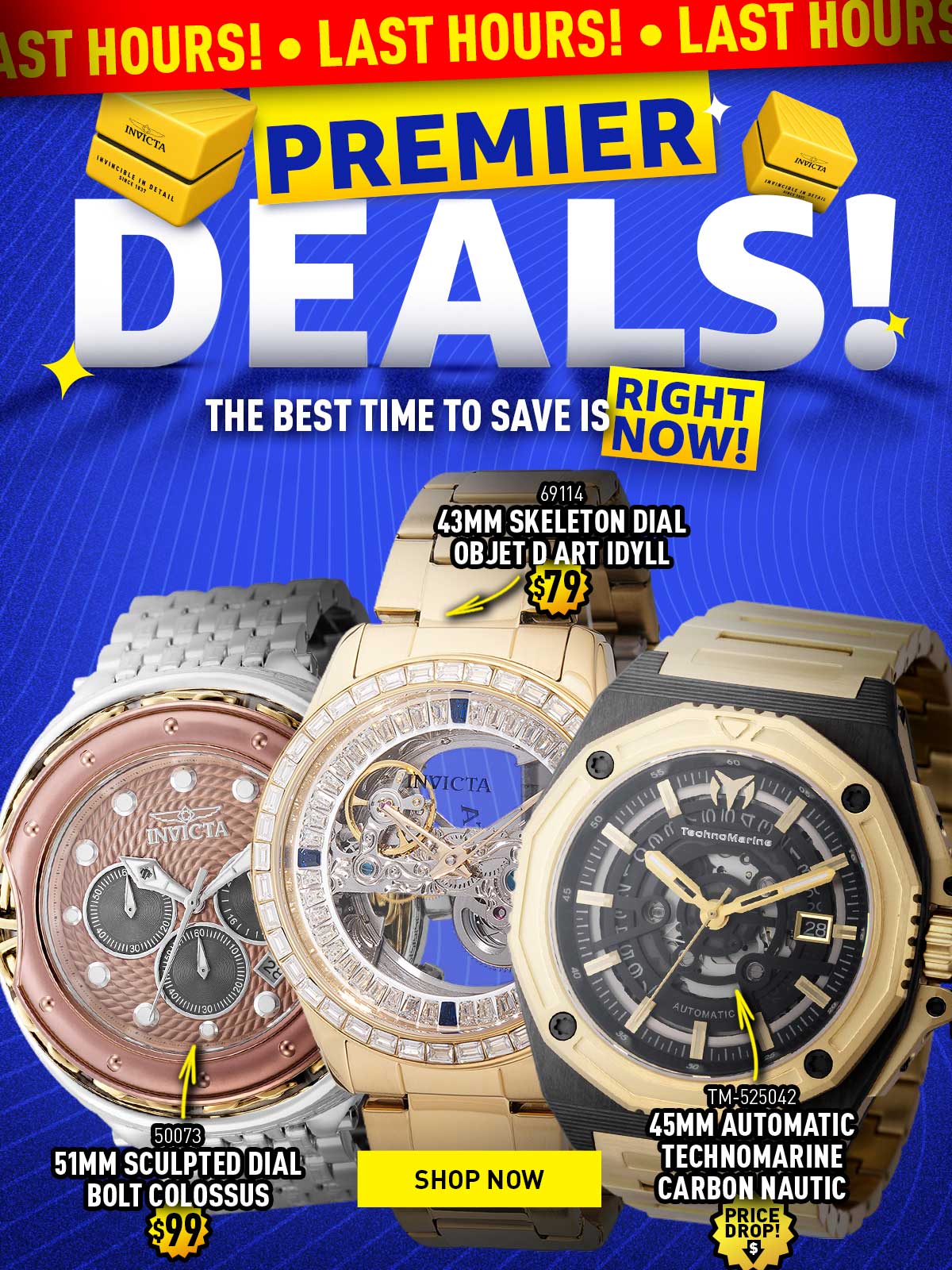 Premier Deals Last Hours