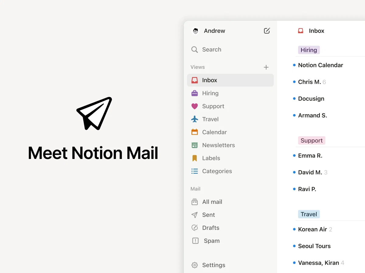 Notion Mail shuts down amid agent takeover