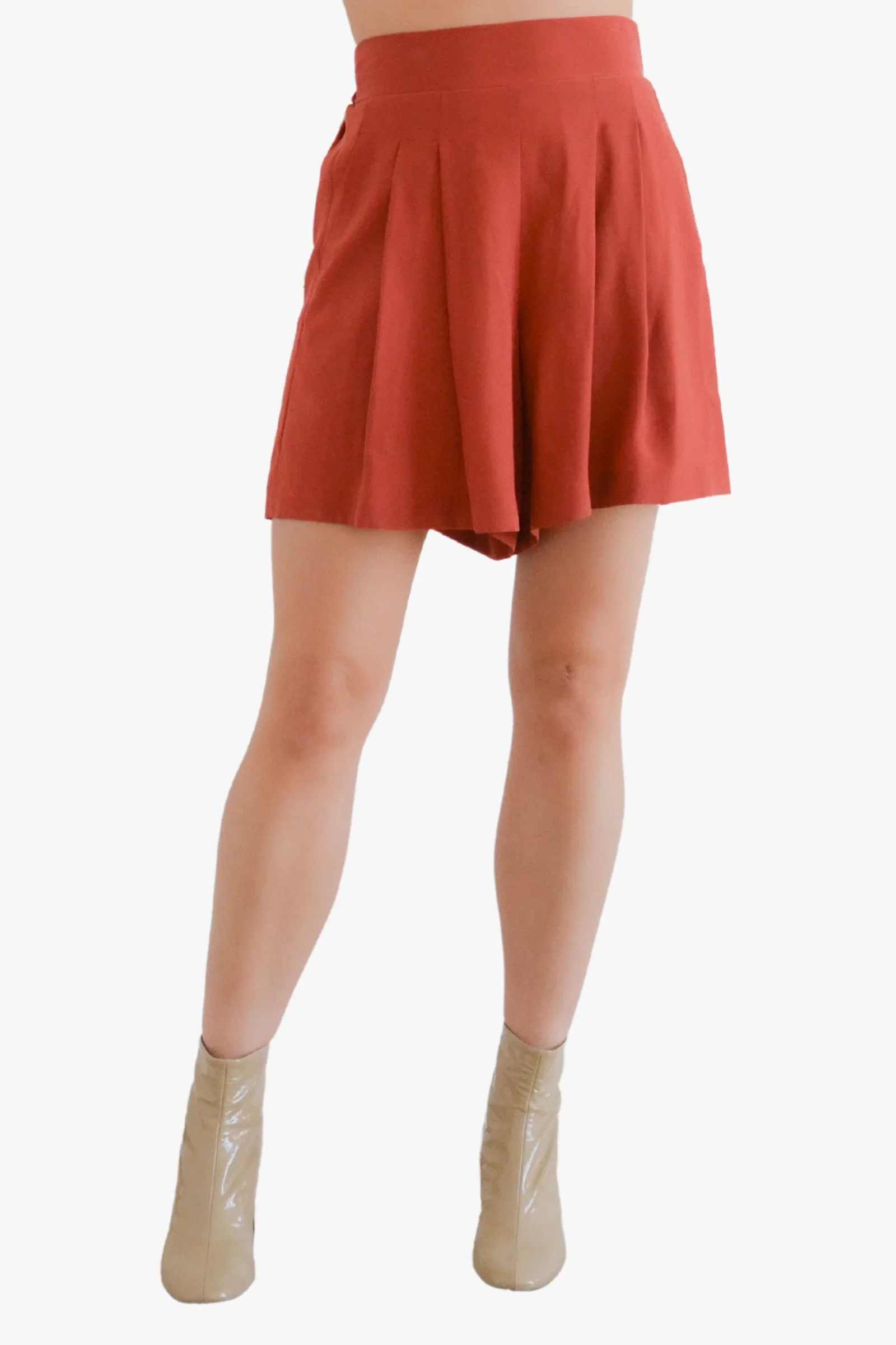 Image of Silk Flare Shorts - TONI