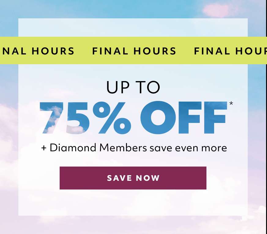 75% OFF SAVE NOW