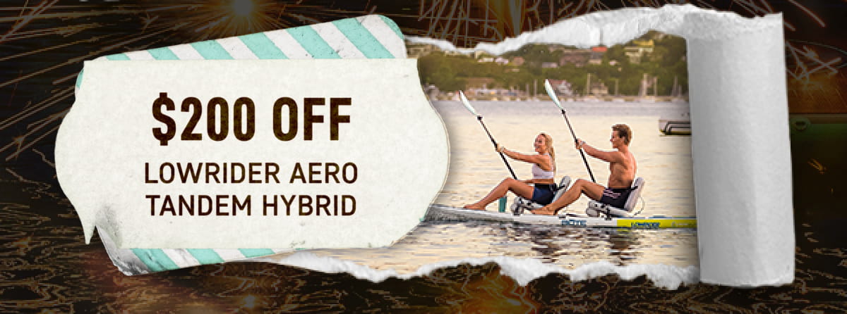 Get $200 off Lowrider Aero Tandem Hybrid