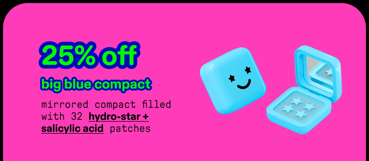 25% off big blue compact
