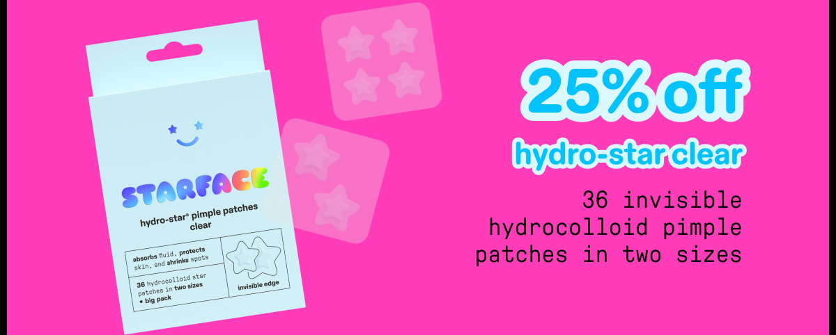 25% off hydro-star clear