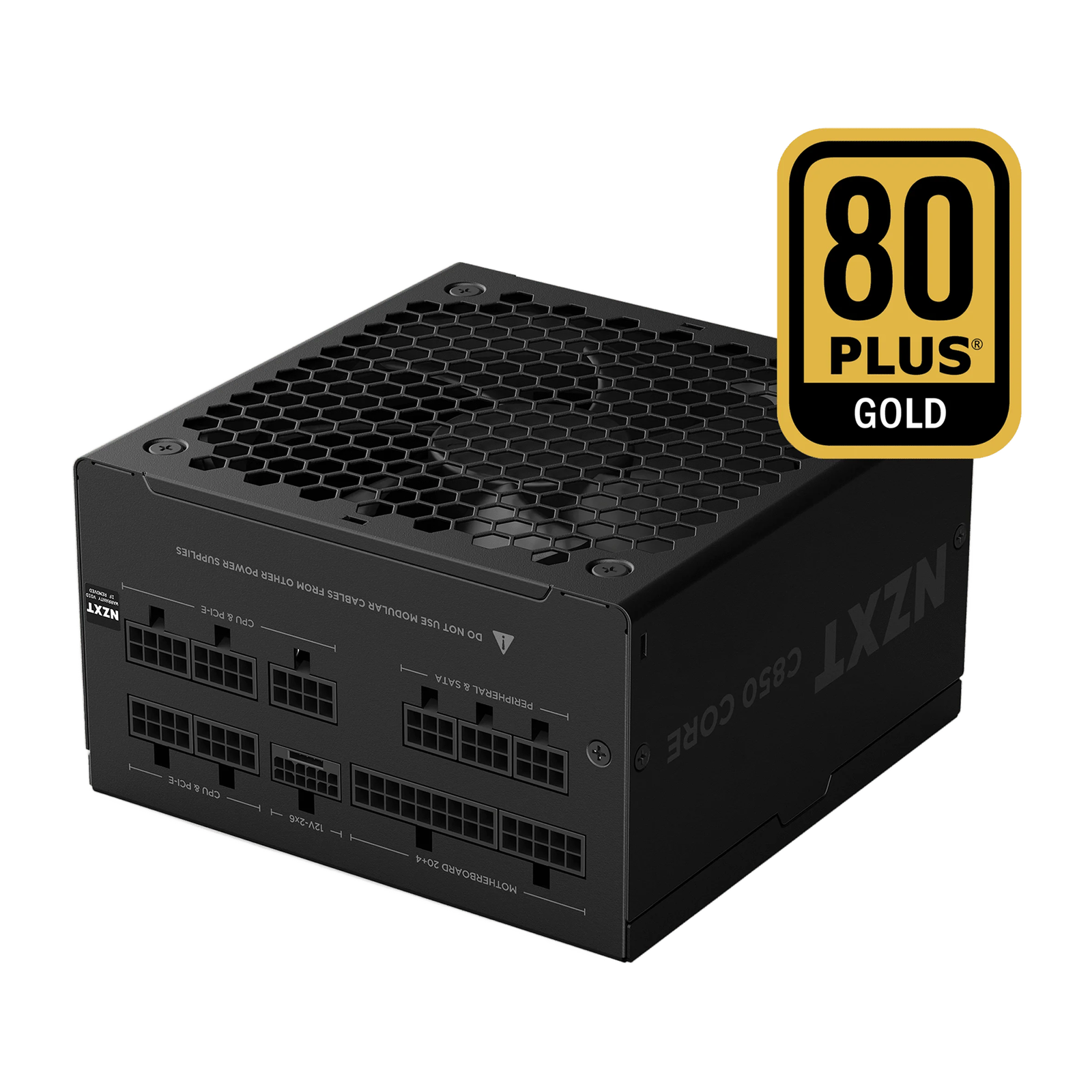 NZXT C850 Gold Core Fully Modular ATX Power Supply - 850 Watts, ATX 3.1 - Black