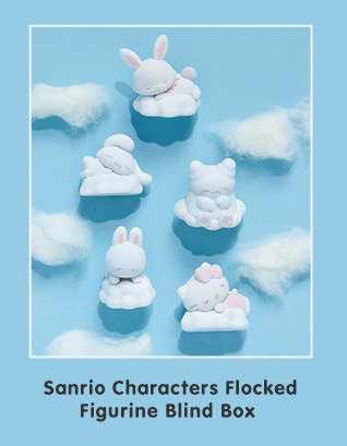 Sanrio Characters Flocked Figurine Blind Box
