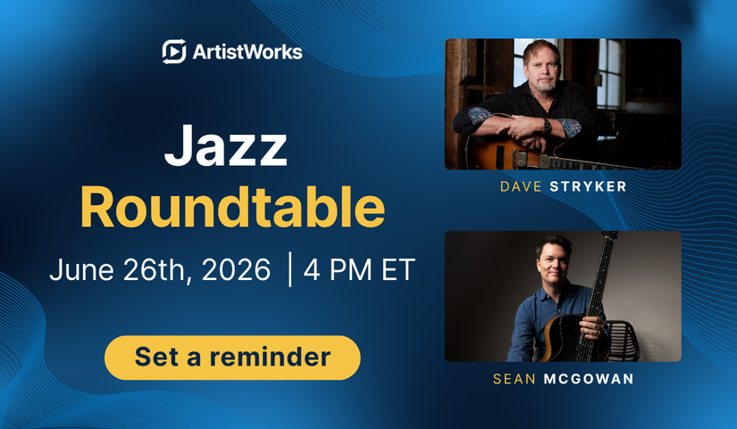 Jazz Roundtable June 26th at 4 PM ET