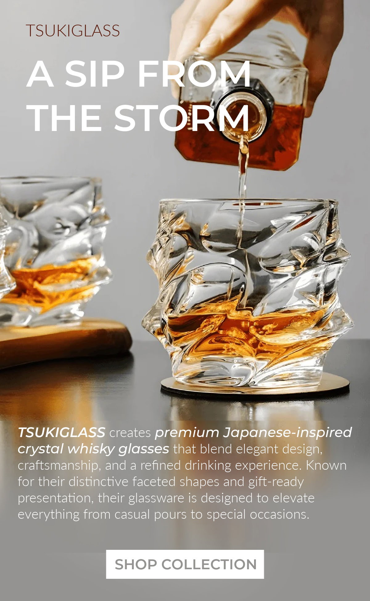TSUKIGlass Whisky glasses
