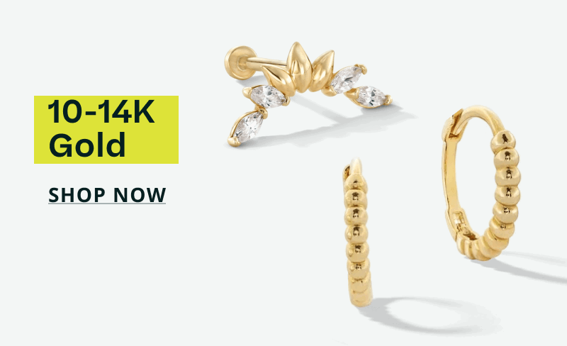 Gold leaf-like climber with diamond petal elements & textured bubble-like huggies. 10-14K Gold. Click here to shop now