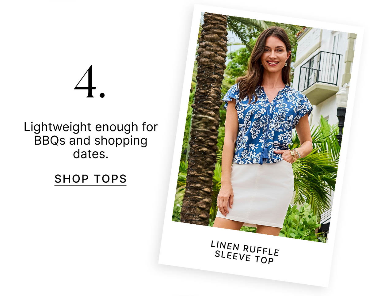 4. Lightweight enough for BBQs and shopping dates.