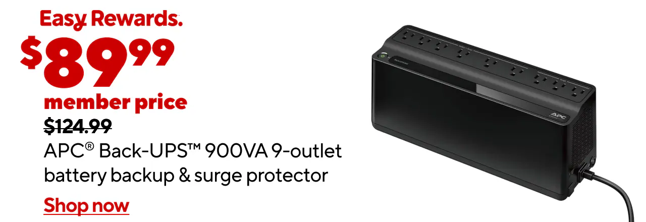 MEMBERS ONLY:  $89.99 APC Backups BVN900M, Save $35