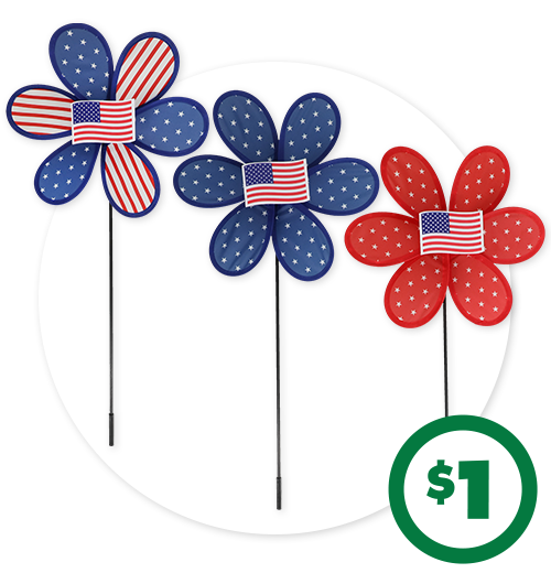 $1 Patriotic Pinwheels, 1-ct.