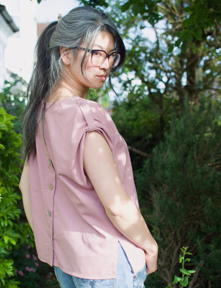 Madam Shannanigans in the Dusky Pink Bonnie Tops kit