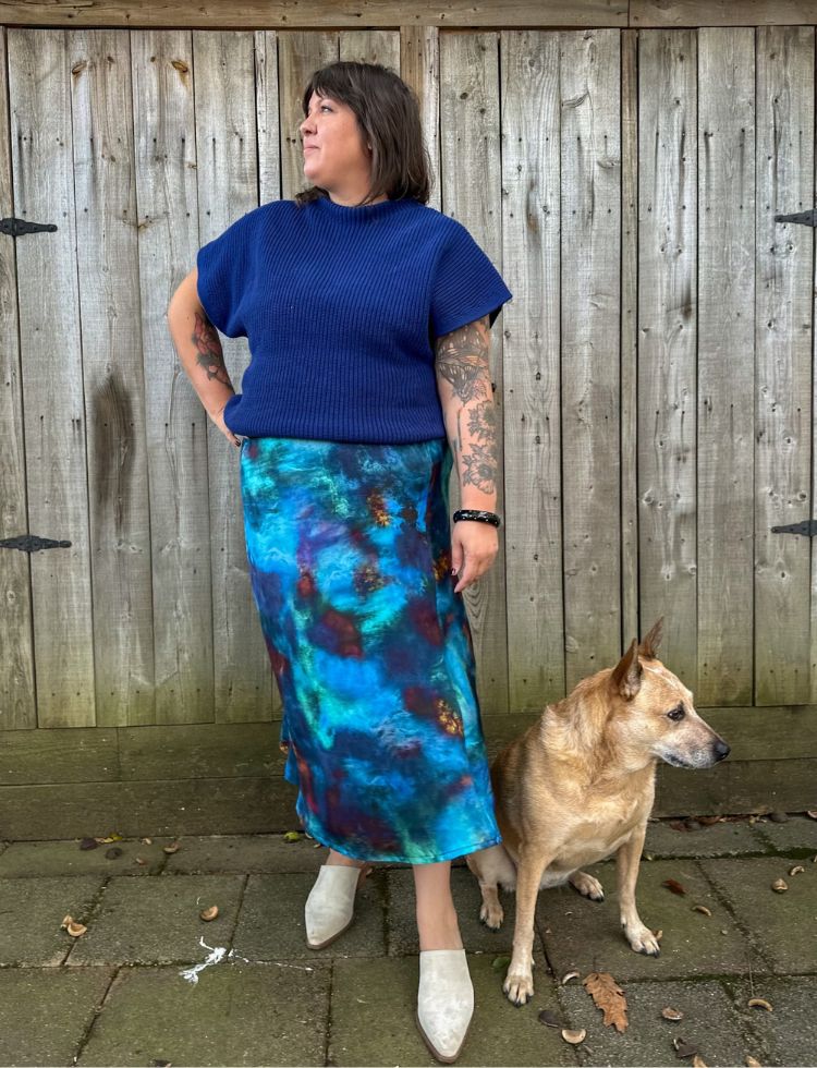 Jessica Waldegar in the Nebulous Night Genoa Kit