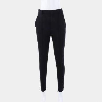 Black Wool Blend Pants