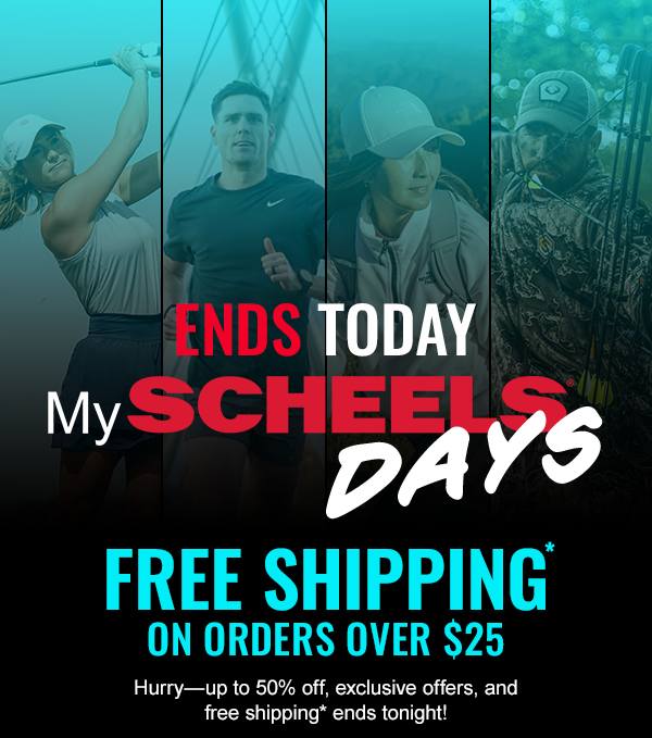 Ends Today, MySCHEELS Days. Free Shipping on order over $25. Hurry—up to 50% off, exclusive offers, and free shipping ends tonight!