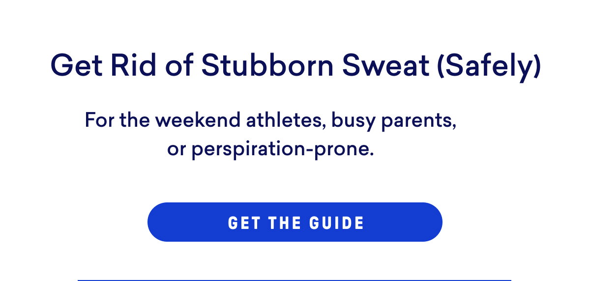 How to get rid of sweat stains