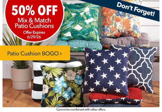 Shop Cushions BOGO