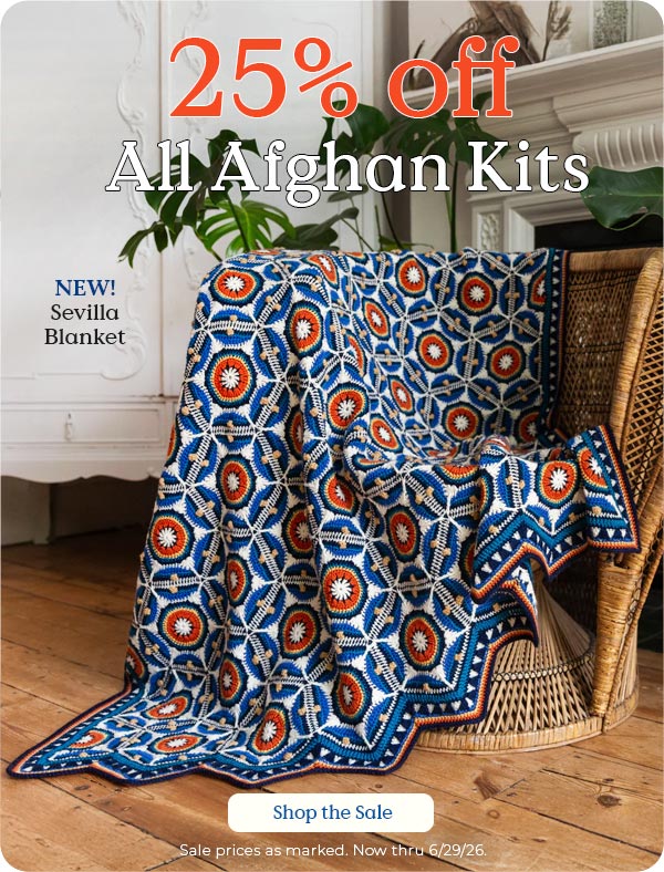 25% Off Afghan Kits