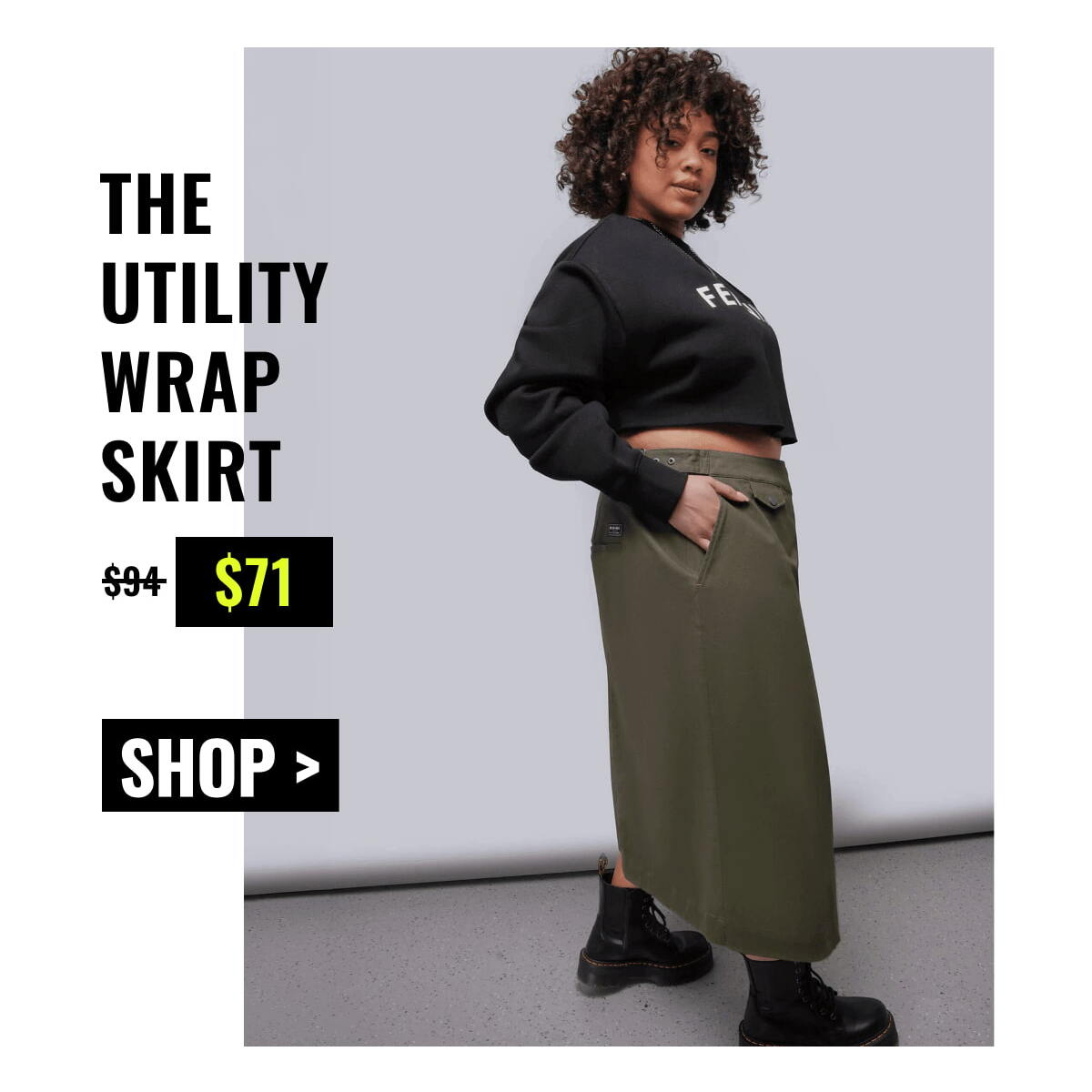 The Utility Wrap Skirt