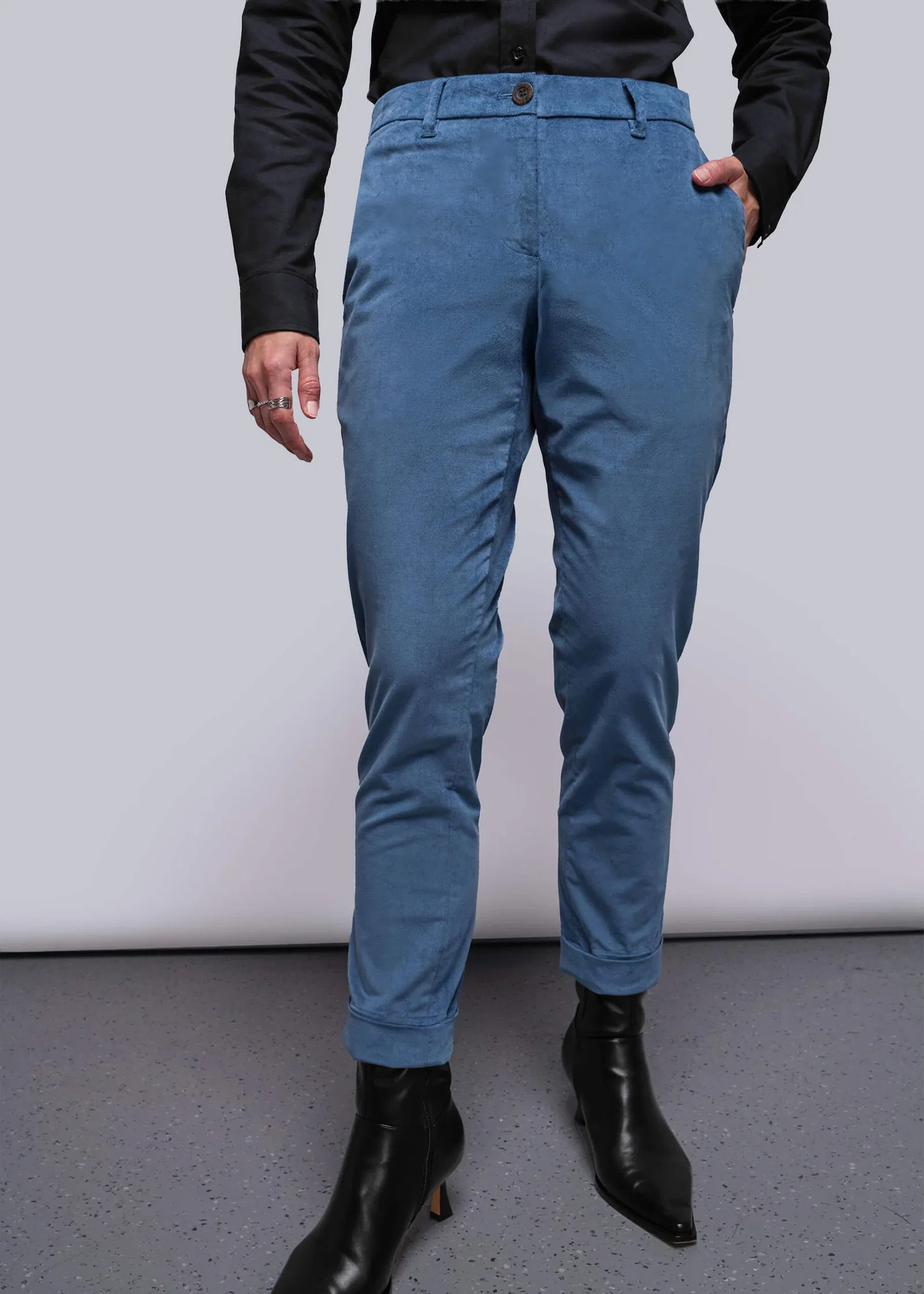 Image of The Empower Velveteen Trouser