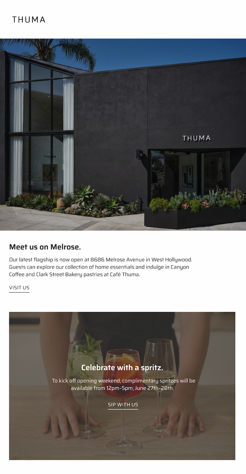Meet us on Melrose. Visit us.