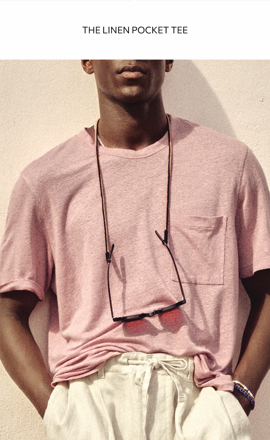 Linen Pocket Tee