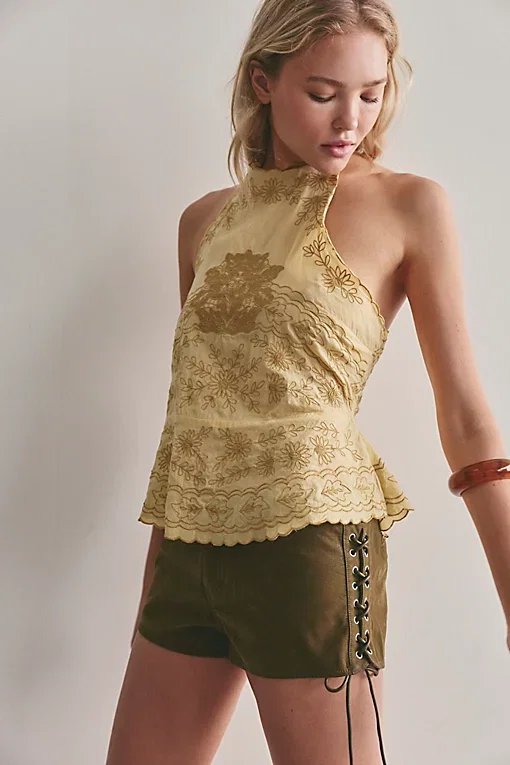 We The Free Sun Siren Vegan Suede Micro Shorts