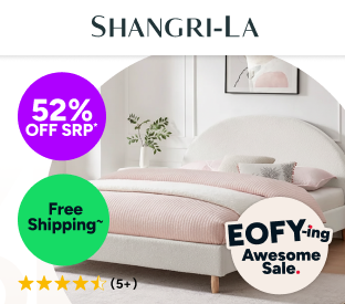 Shangri-La Carmel Boucle Bed Frame (Double) Product Image