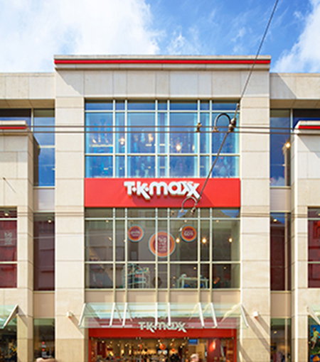 Image of a TK Maxx store exterior.