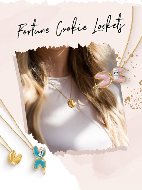 Fortune Cookie Lockets