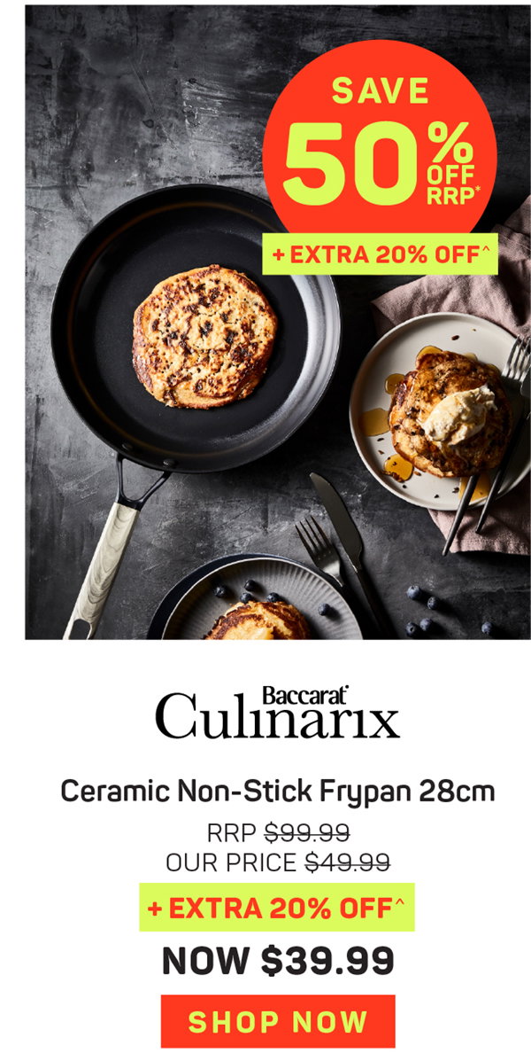 Baccarat Culinarix Ceramic Non-Stick Frypan 28cm