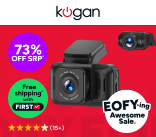 Kogan 1080p Dual Car Dash Camera (Front & Rear) Product Image