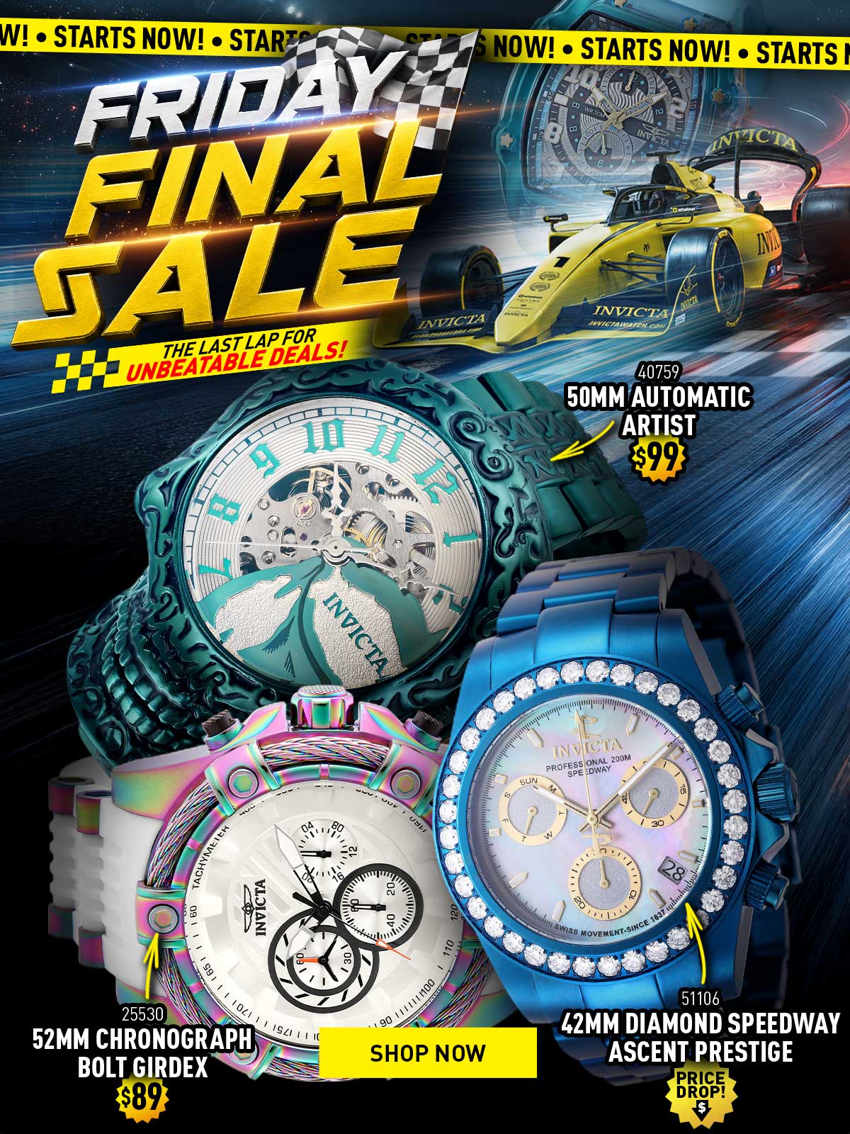 Friday Final Sale 