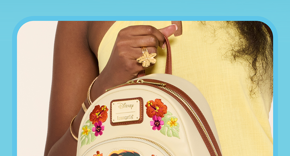 Disney Moana Live Action Floral Mini Backpack
