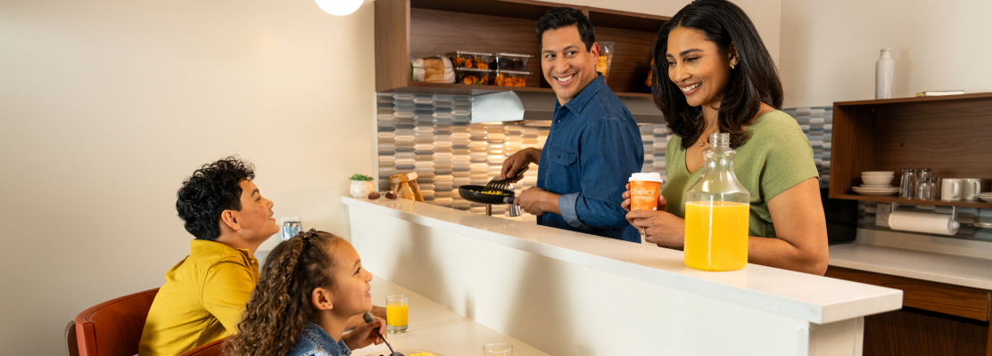 Take travel cooking to the next level - extended stay properties with full kitchens